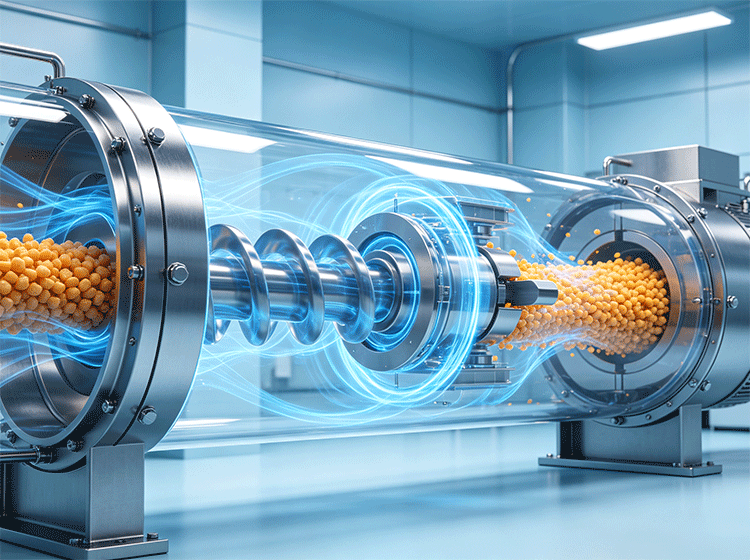 Working Principle of Large-Scale Airflow Extrusion Puffing Machines